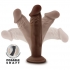 Dr. Skin Plus 6in Poseable Dildo Chocolate