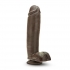 Mr Mister 10 inches Dildo Suction - Chocolate Brown