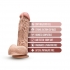 Dr. Skin Dr. D 8.5 Inch Dildo with Balls - Beige