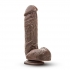 Dr. Skin Mr. D 8.5in Dildo with Suction Cup - Chocolate