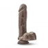 Mr. Magic: 9 Inch Chocolate Brown Realistic Dildo