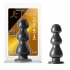 Jet Fierce Carbon Black Metallic Butt Plug - For Advanced Play