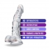 B Yours Diamond Luster - Crystal Clear Dildo for Intense Pleasure