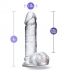 B Yours Diamond Glimmer Dildo - Clear