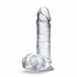 B Yours Diamond Glimmer Dildo - Clear