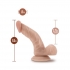 Dr. Skin Dr. Stephen 6.5in Dildo with Balls in Beige