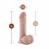 Dr. Skin Dr. William 8in Dildo with Balls - Beige