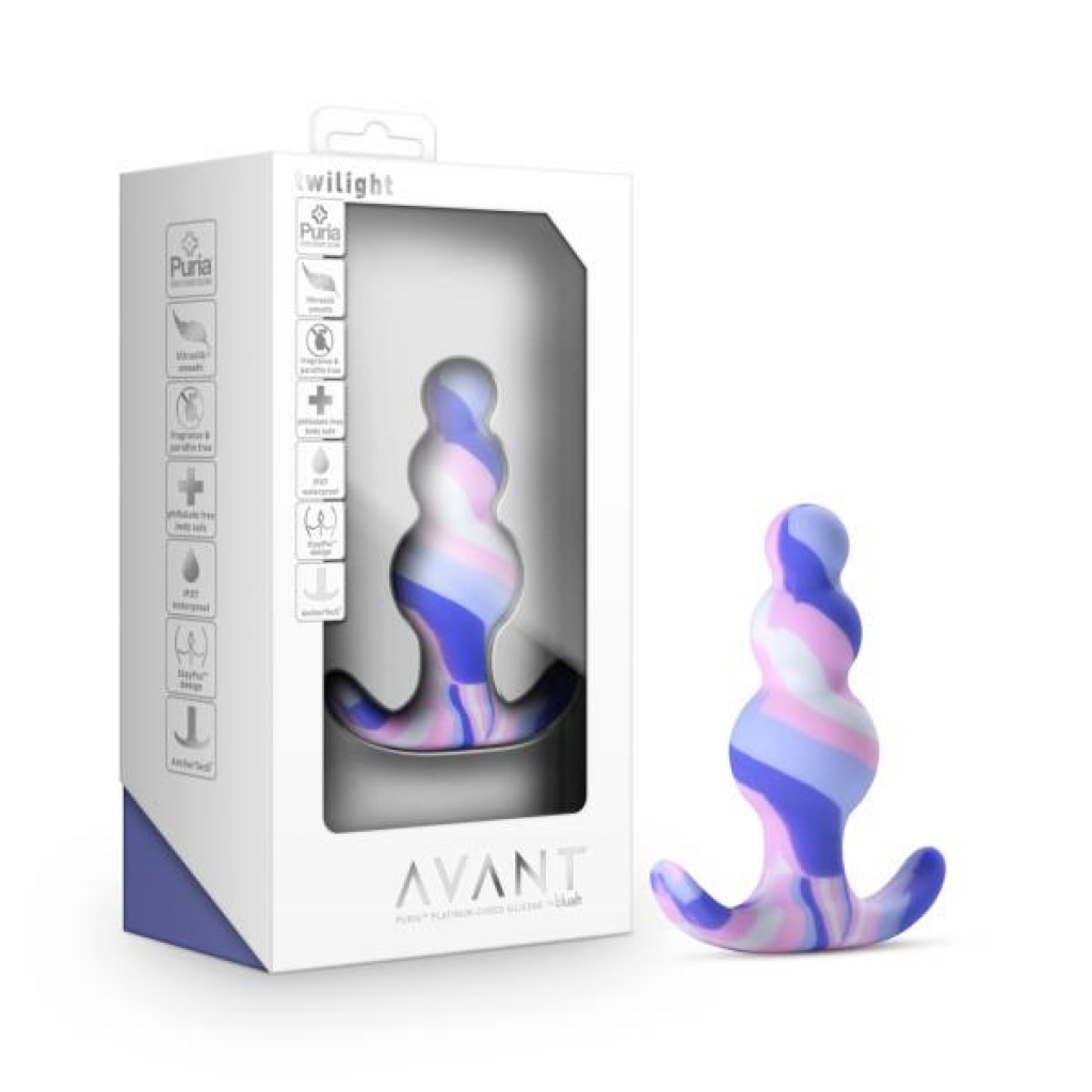 Avant Twilight Blue Butt Plug - Elegant Design