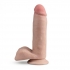 Dr. Skin Plus 7-Inch Posable Girthy Dildo - Vanilla Beige