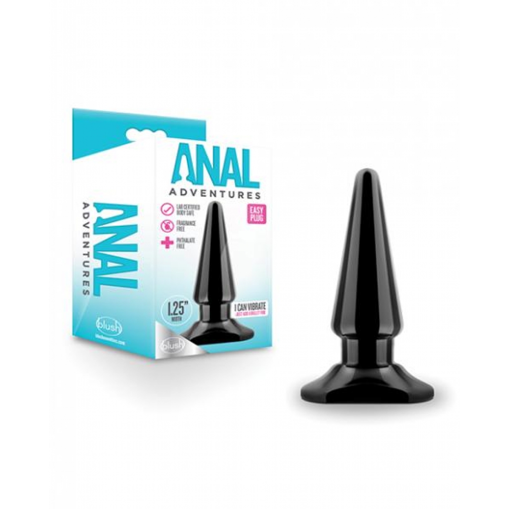 Anal Adventures Easy Plug Black