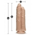 Dr. Skin Dr. Double Stuffed Double Dildo - Beige