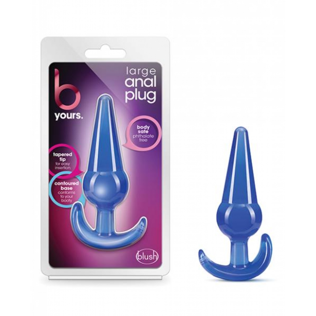 B Yours Large Anal Plug Blue