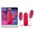 Double Pop Eggs Vibrating Bullet - Cerise Pink