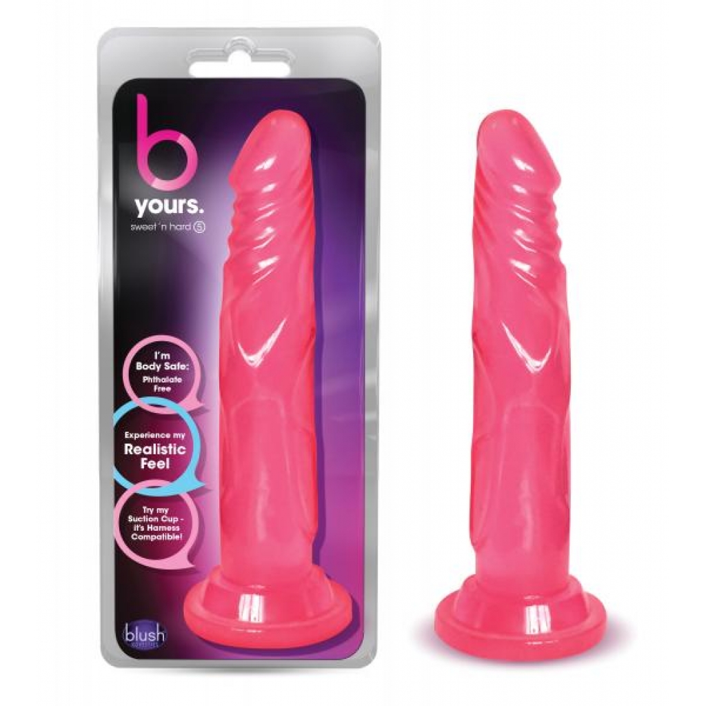 B Yours Sweet N Hard 5 - Pink Realistic Dildo