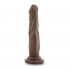 Dr Skin Basic 7.5 inches Chocolate Brown Dildo