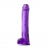 B Yours Plus Hefty N Hung Purple Dildo