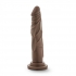 Chocolate 7-Inch Dr. Skin Silicone Dong with Suction Cup