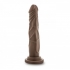 Chocolate 7-Inch Dr. Skin Silicone Dong with Suction Cup