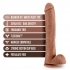 Au Naturel Daddy Dildo - 14 Inches - Mocha