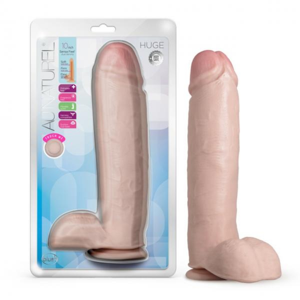 Au Naturel Huge 10-inch Dildo - Vanilla