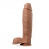 Au Naturel Huge 10-Inch Dildo - Mocha