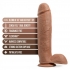 Au Naturel Huge 10in Dildo Mocha