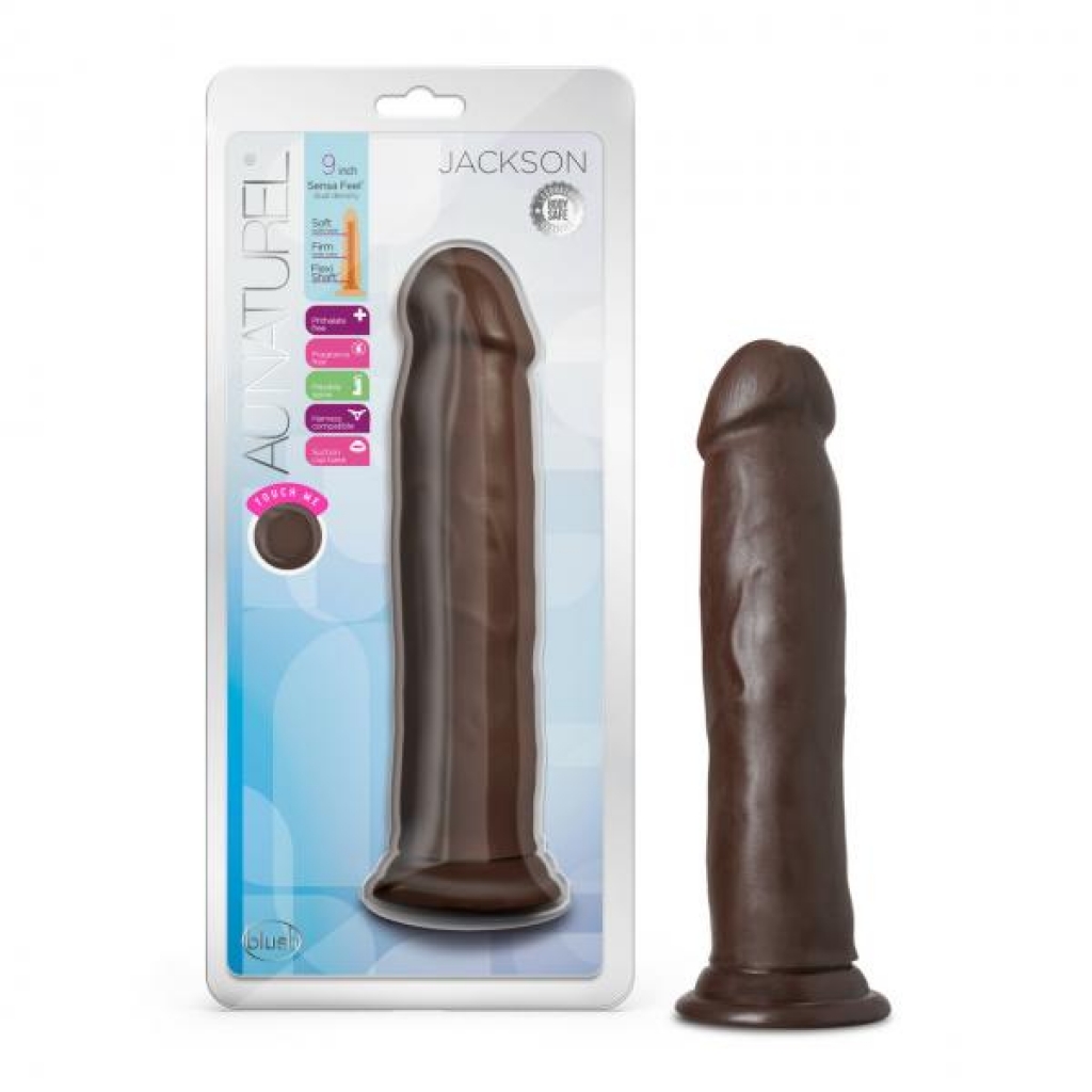 Au Naturel Jackson 9 Inch Dong - Chocolate Delight