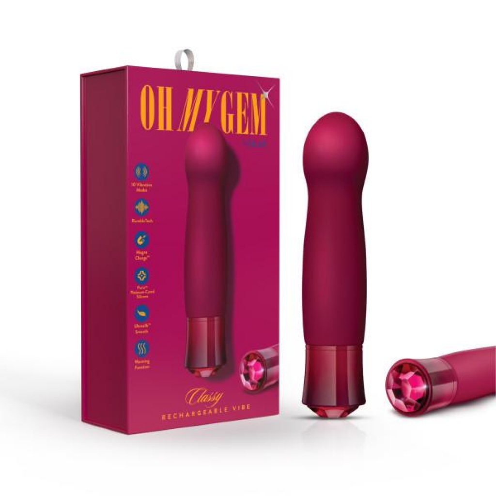 Oh My Gem Classy Garnet Vibrator