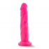 Neo 7.5 Inches Dual Density Penis - Neon Pink