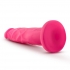 Neo 7.5 Inches Dual Density Penis - Neon Pink