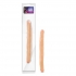 B Yours 14 Inches Double Dildo - Beige