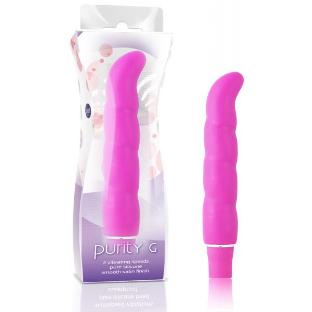 Purity G Silicone Pink Vibrator - Dual Functions Revealed