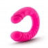 Ruse Silicone Slim Double Dong - 18 Inches Hot Pink