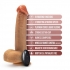 Dr. Skin 8.5in Thrusting Dildo - Tan