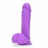 Neo 8in Dual Density Dildo - Neon Purple