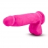 Au Naturel Bold Pleaser - 7 Inch Dildo - Pink