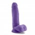 Au Naturel Bold Pleaser 7 Inch Dildo - Realistic Sensation in Purple