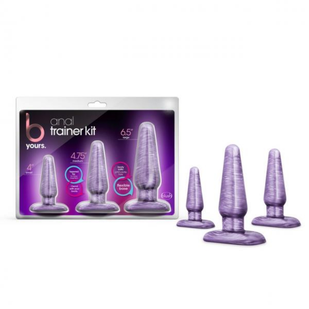 B Yours Anal Trainer Kit Purple Swirl