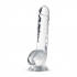 Naturally Yours 8-inch Diamond Crystalline Dildo - Beige