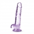 Naturally Yours Amethyst Crystalline Dildo - 7 inches