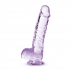 Naturally Yours 6in Amethyst Crystalline Dildo