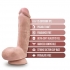 Dr. Skin Plus 8-inch Thick Dildo with Squeezable Balls