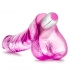 Naturally Yours Vibrating Ding Dong Pink Dildo