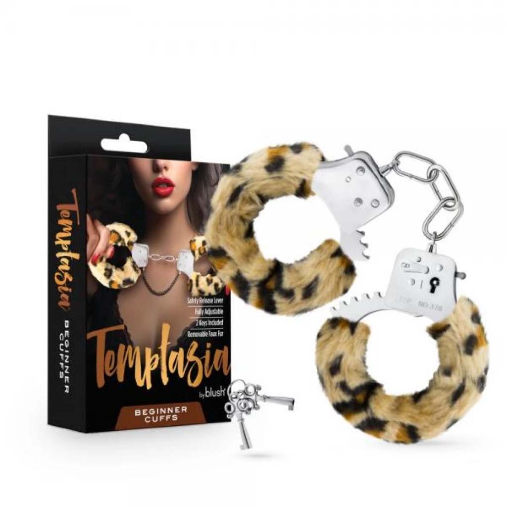 Temptasia Beginner Cuffs - Leopard Design