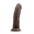 Au Naturel 8 Inches Dildo with Suction Cup - Brown