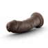 Au Naturel 8 Inches Dildo with Suction Cup - Brown