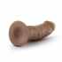 Au Naturel 8-inch Dildo with Suction Cup - Mocha