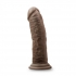 Dr. Skin Glide 8-Inch Self-Lubricating Dildo – Chocolate