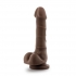 Dr Skin Basic 7 Inches - Chocolate Brown Dildo