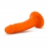 Neo Dual Density 6-Inch Penis - Neon Orange Vibrating Pleasure